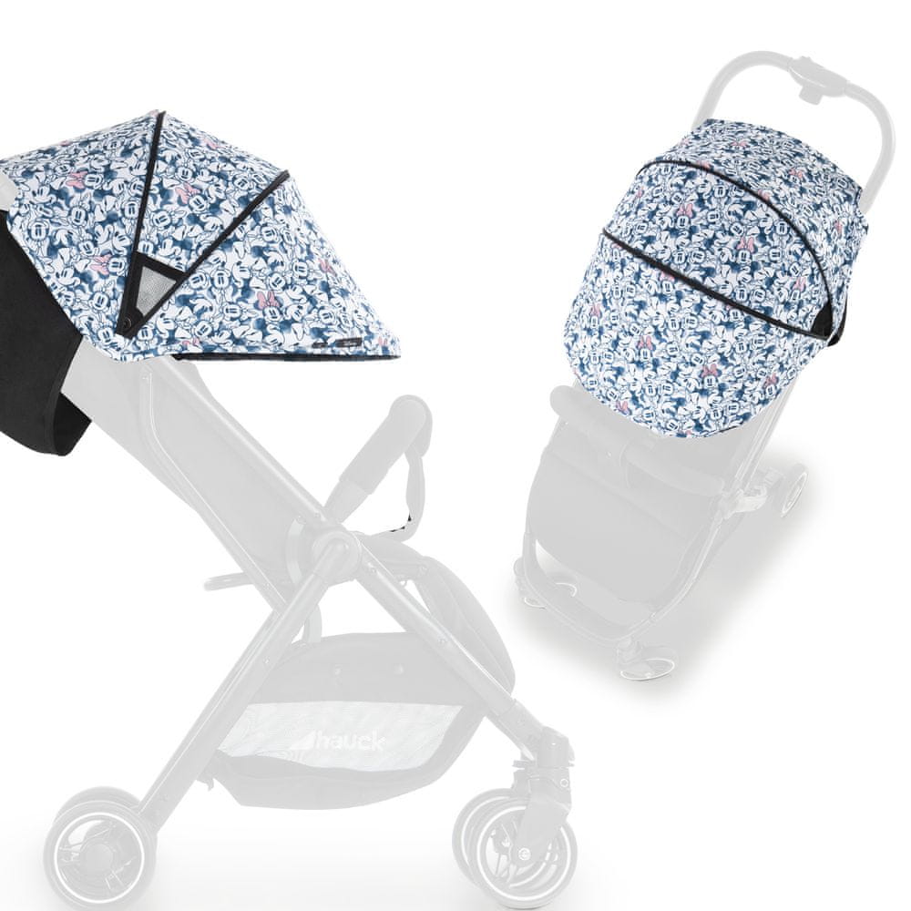 Hauck Disney UV Stroller Canopy 50+ 3-Zone Swift X Booth Brand Hauck