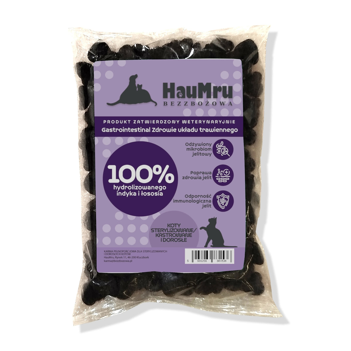 Haumru Grain-Free Cat Food - Veterinary - Gastrointestinal Health System - 100g
