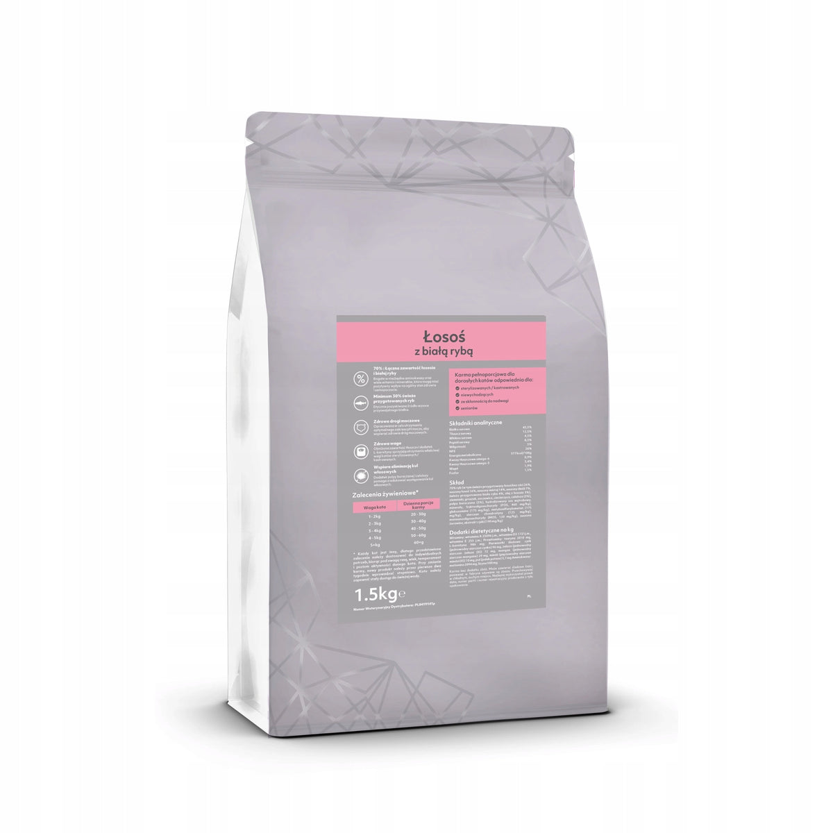 Haumru Grain-Free Connoisseur-Cat Adult-Salmon With White Fish...stringed 1.5 Kg Packaging status original