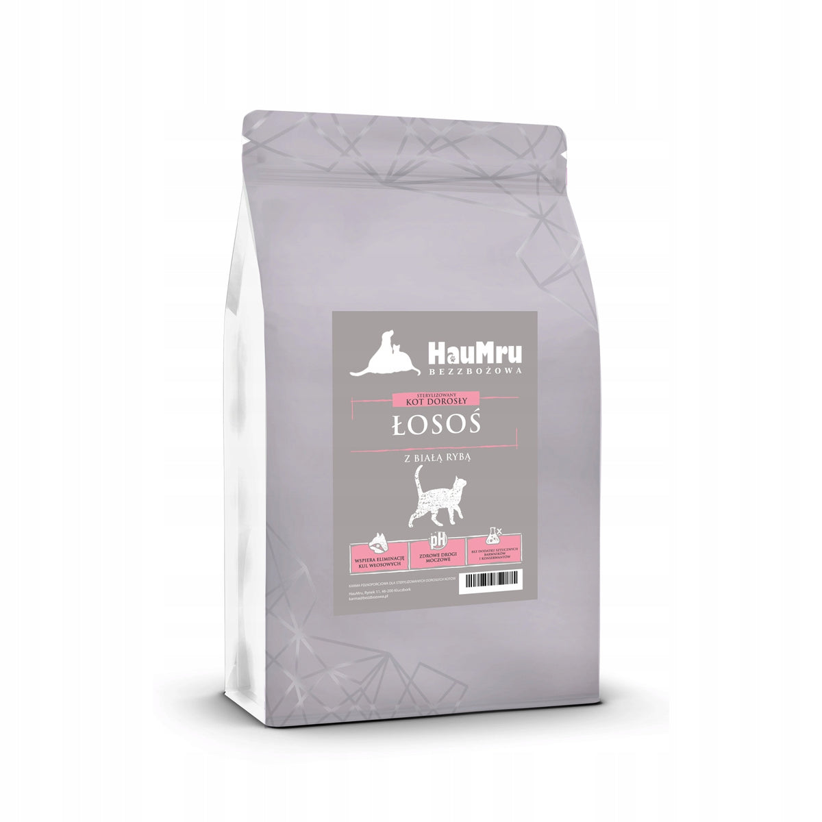 Haumru Grain-Free Connoisseur-Cat Adult-Salmon With White Fish...stringed 1.5 Kg