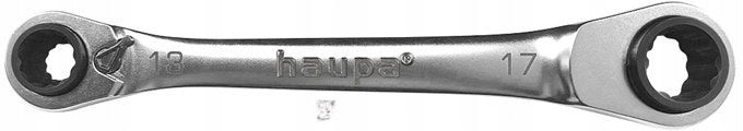 Haupa Ratchet eye wrench 4in1 10x13 +