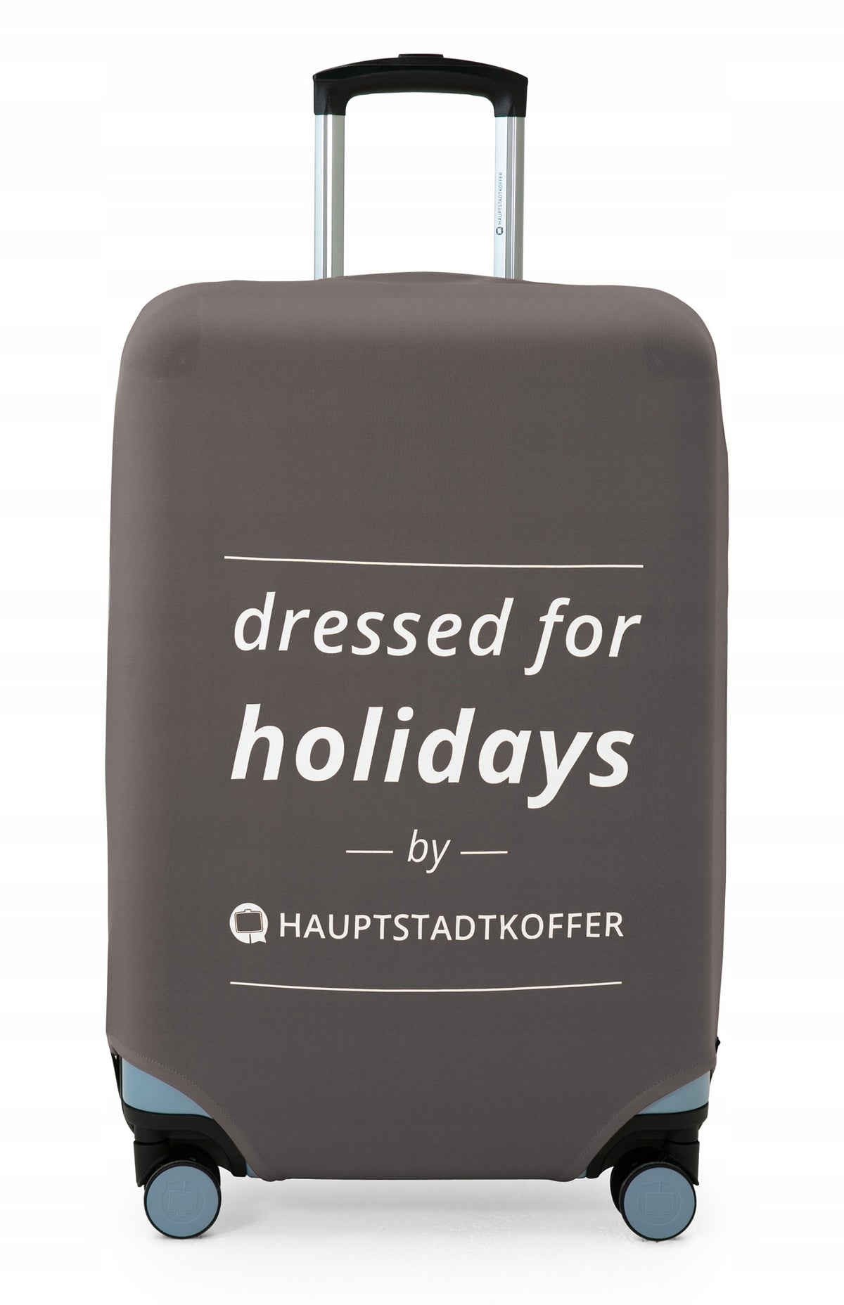 Hauptstadtkoffer - Protective cover for suitcase, Graphite Color gray