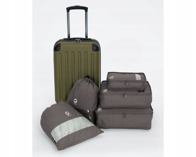 Hauptstadtkoffer - Suitcase organizer, set of 5 el. , Graphite Color gray