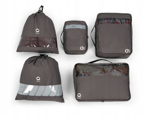 Hauptstadtkoffer - Suitcase organizer, set of 5 el. , Graphite