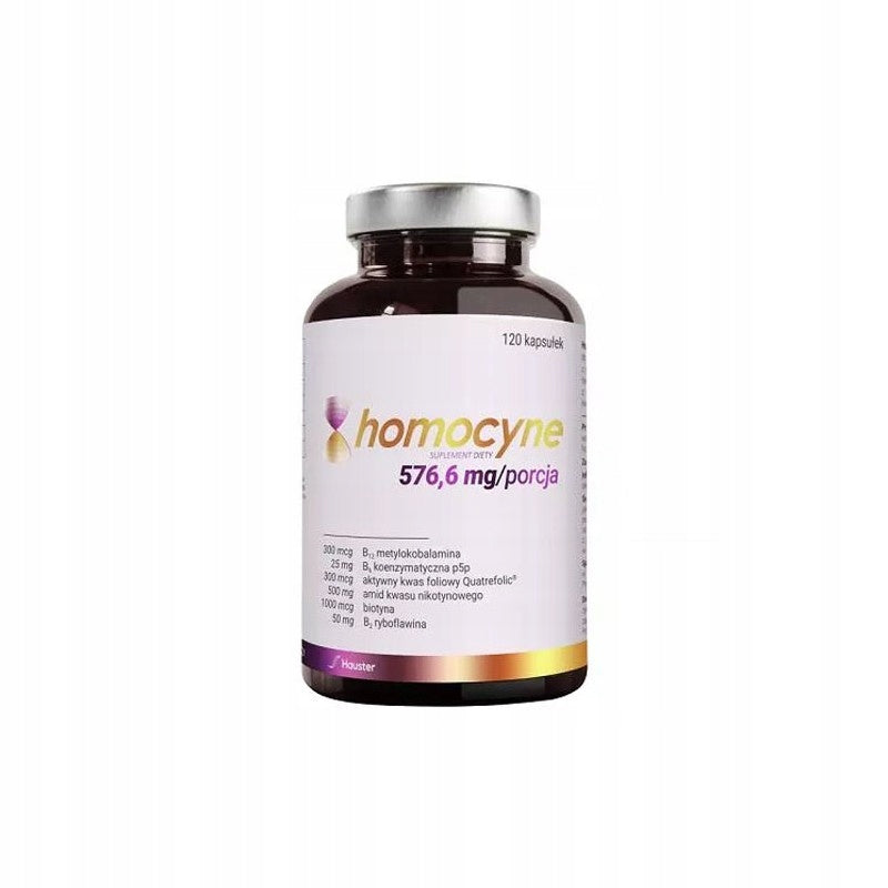 Hauster Homocyne 576,6 mg Homocysteine B-Complex 120 capsules Medical device no