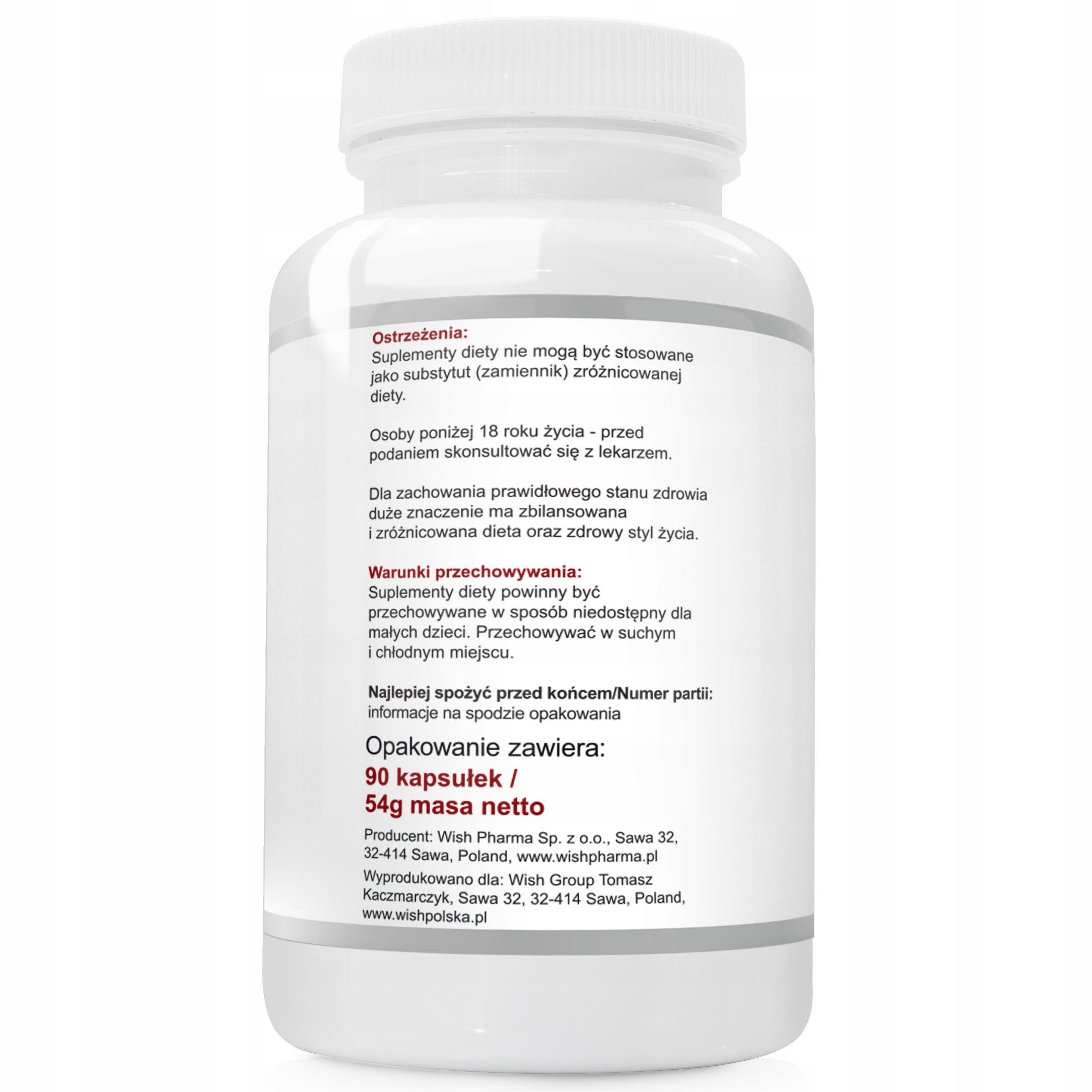 Hawthorn Extract 500mg PRESSURE HEART SUPPORT CIRCULATION 90 kaps Packaging status original