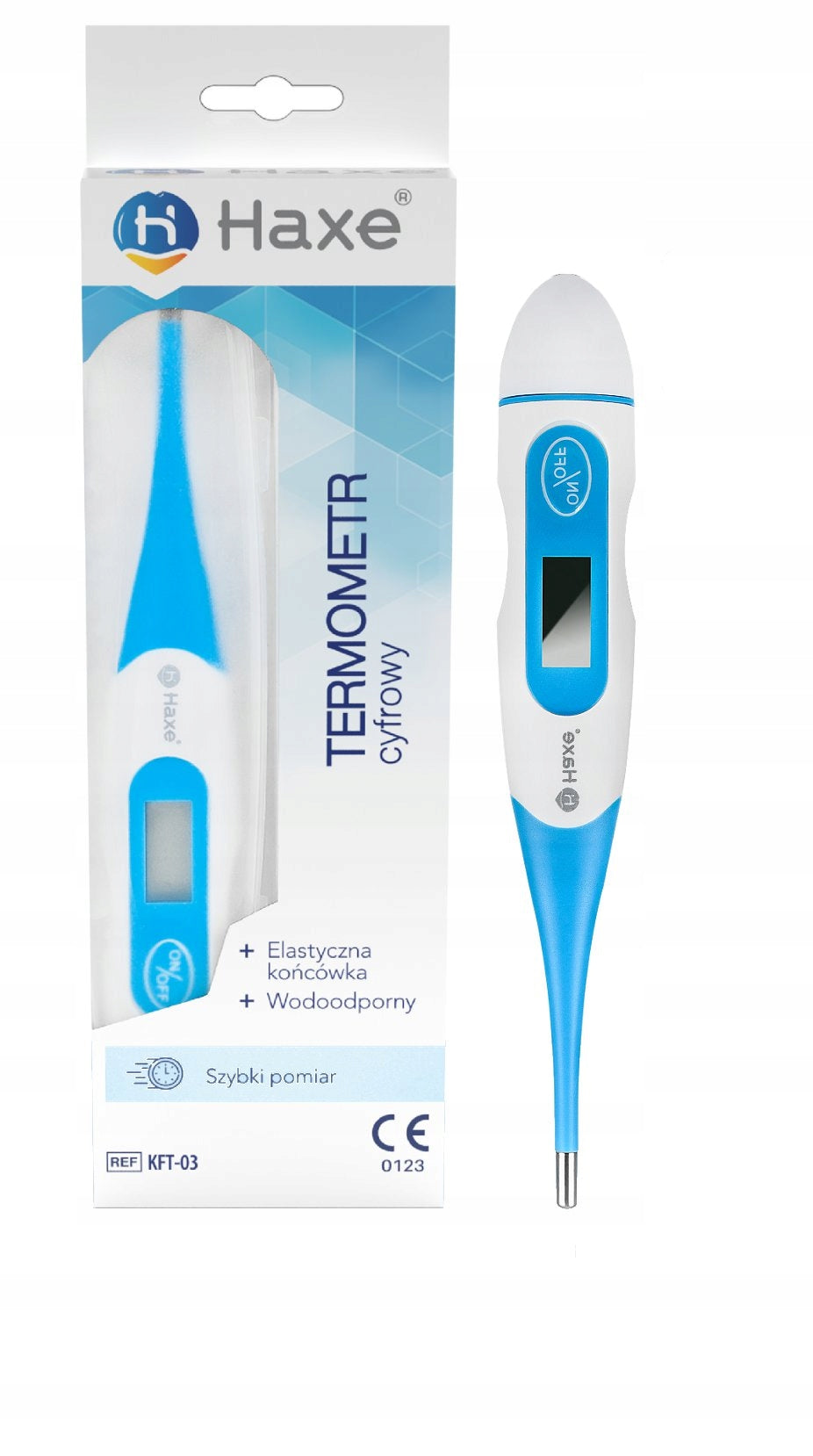 Haxe medical electronic thermometer KFT-03 1 pcs. Medical device type medical device or in-vitro diagnostic medical device