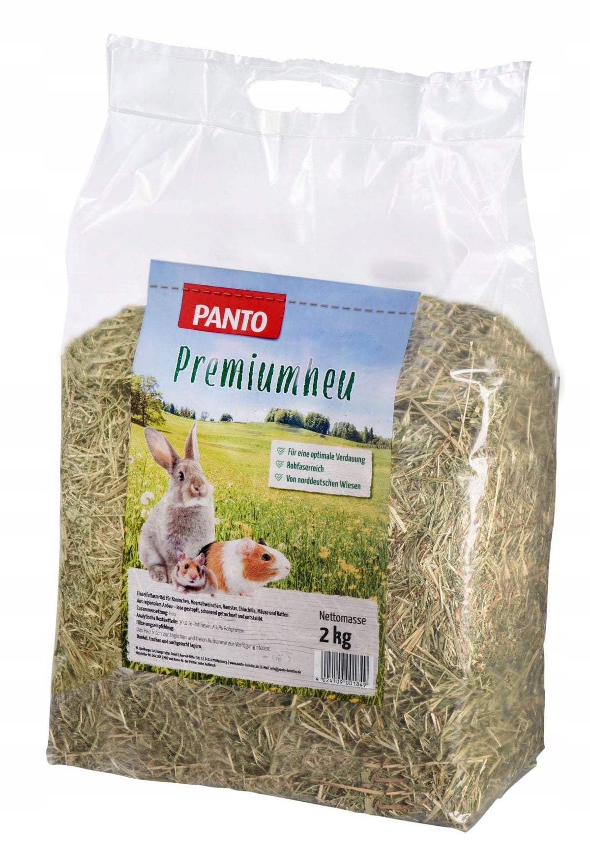 Hay Food for Rabbits Rodents Hay Premium Premiumheu 1kg Food PANTO