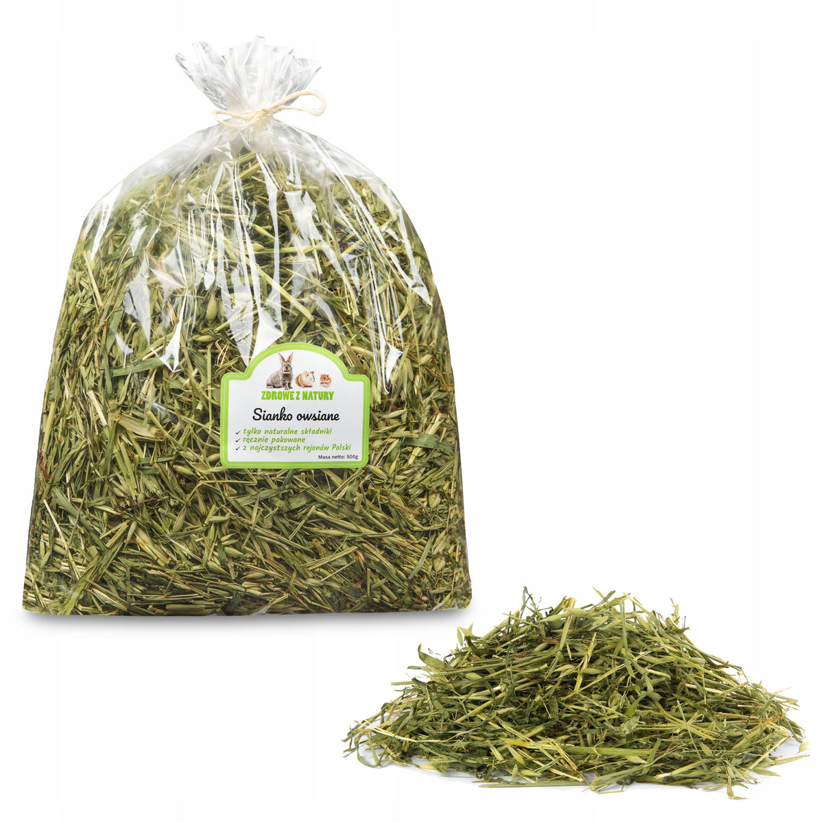 Hay Oatmeal Hay 0,5kg | For Rabbits and Rodents | For Non-Eaters
