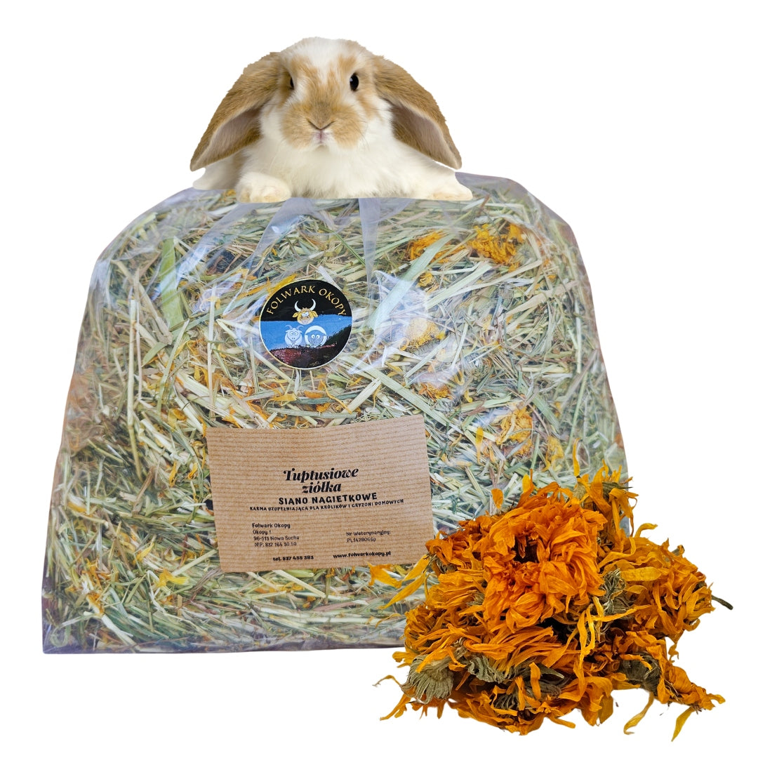 Hay for marigold rabbit 1kg - dusted - meadow - first swath