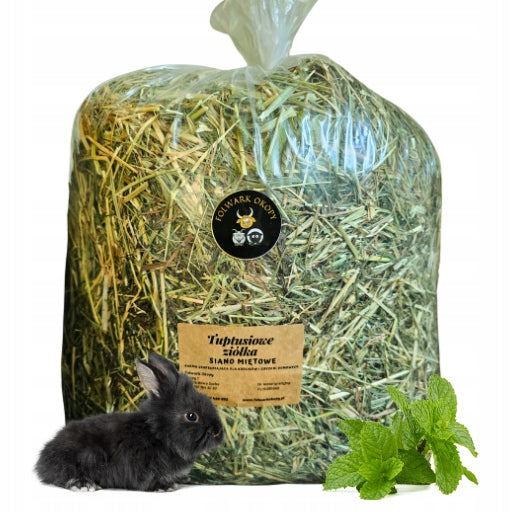 Hay for rabbit mint meadow - dusted - encourages eating 1 kg