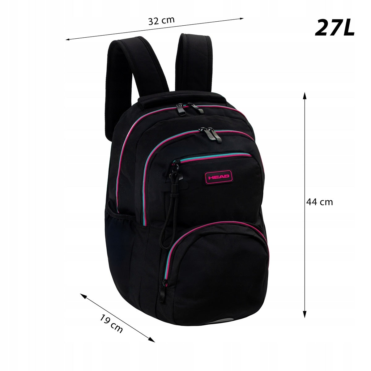 Head, Backpack Black - Pink/Mint, AB200 Manufacturer code 502026028
