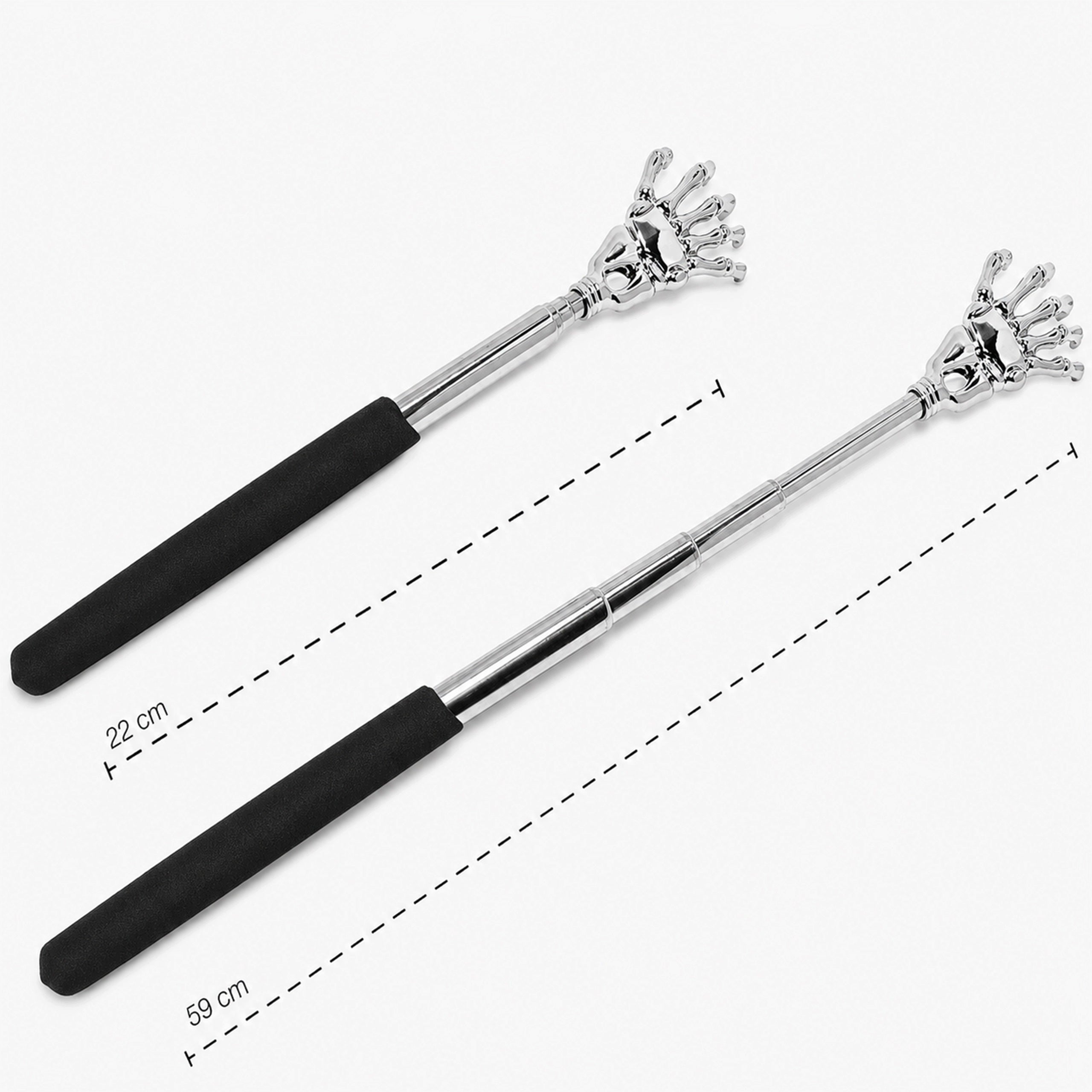 Head Scratcher Telescopic Folding Scratcher Black Medical device no
