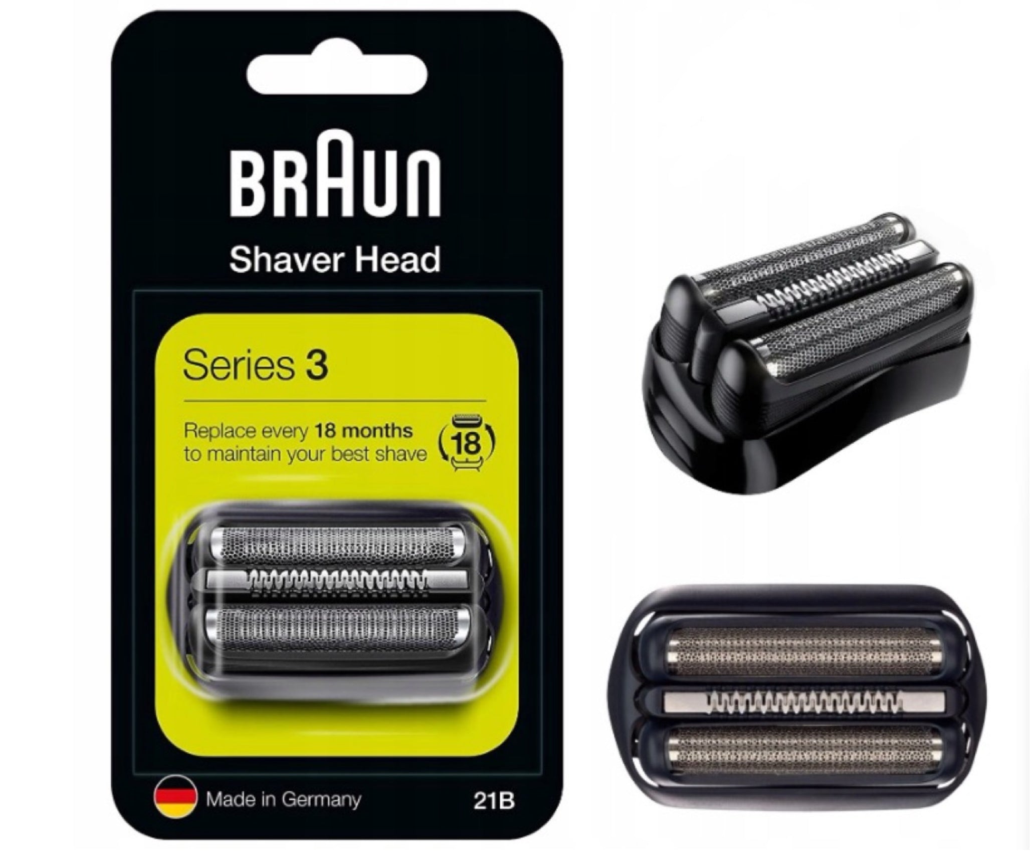 Head block blades foil Braun 21B blade knives for SERIES 3 for 32B original Manufacturer code 552241