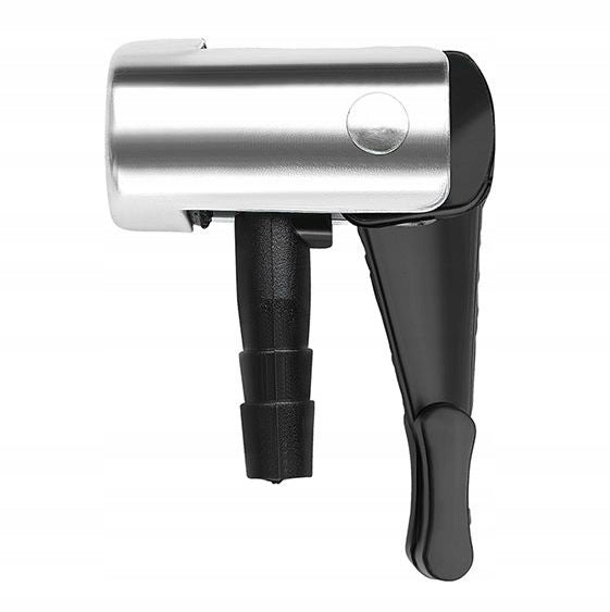 Head-clamp tip for a bicycle pump with an AV valve - car