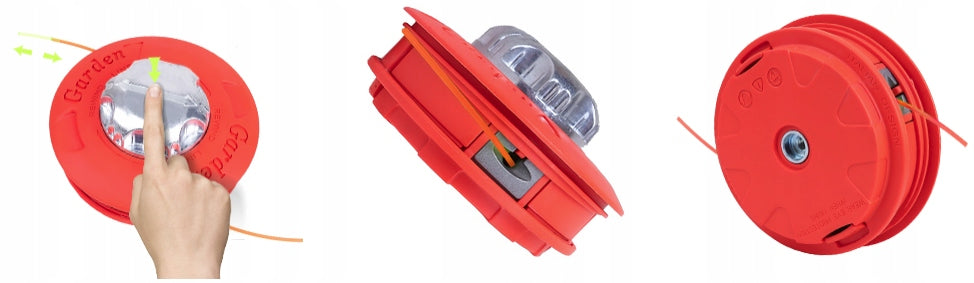 Head for Scythe Trimmer M10x1.25 Left Thread + Fishing Line 15m 2,4mm Packaging status original