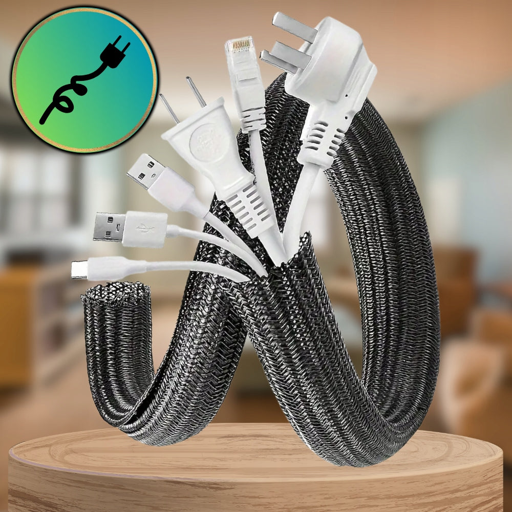 Headband Cable Masker Cover 3m Masking for Cables Black Organizer Model Organizer czarny ochronny na kable