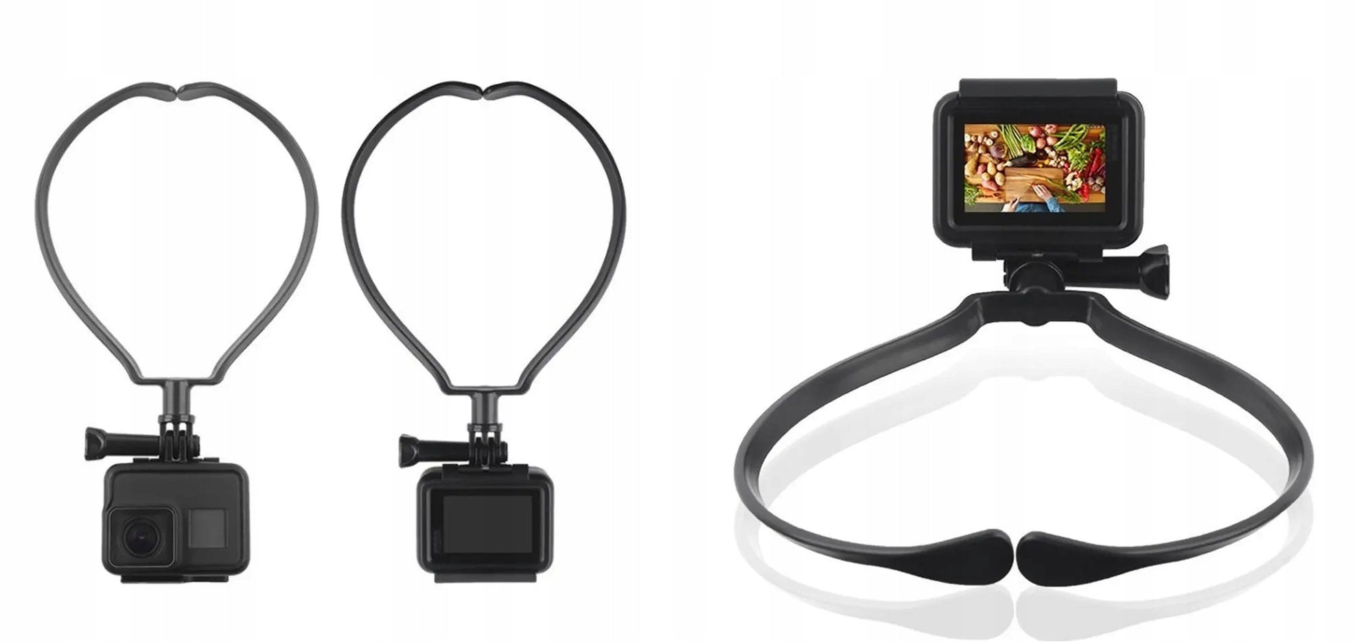 Headband Neck Mount for GOPRO SJ Cam DJI Insta Sony
