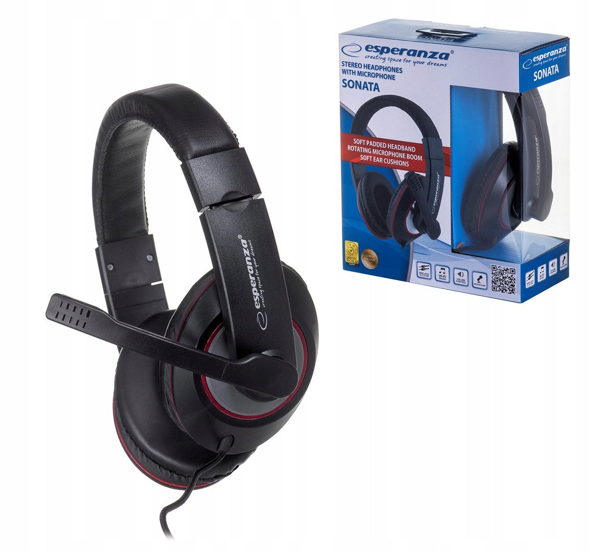 Headphones Esperanza EH118 (black) Model other