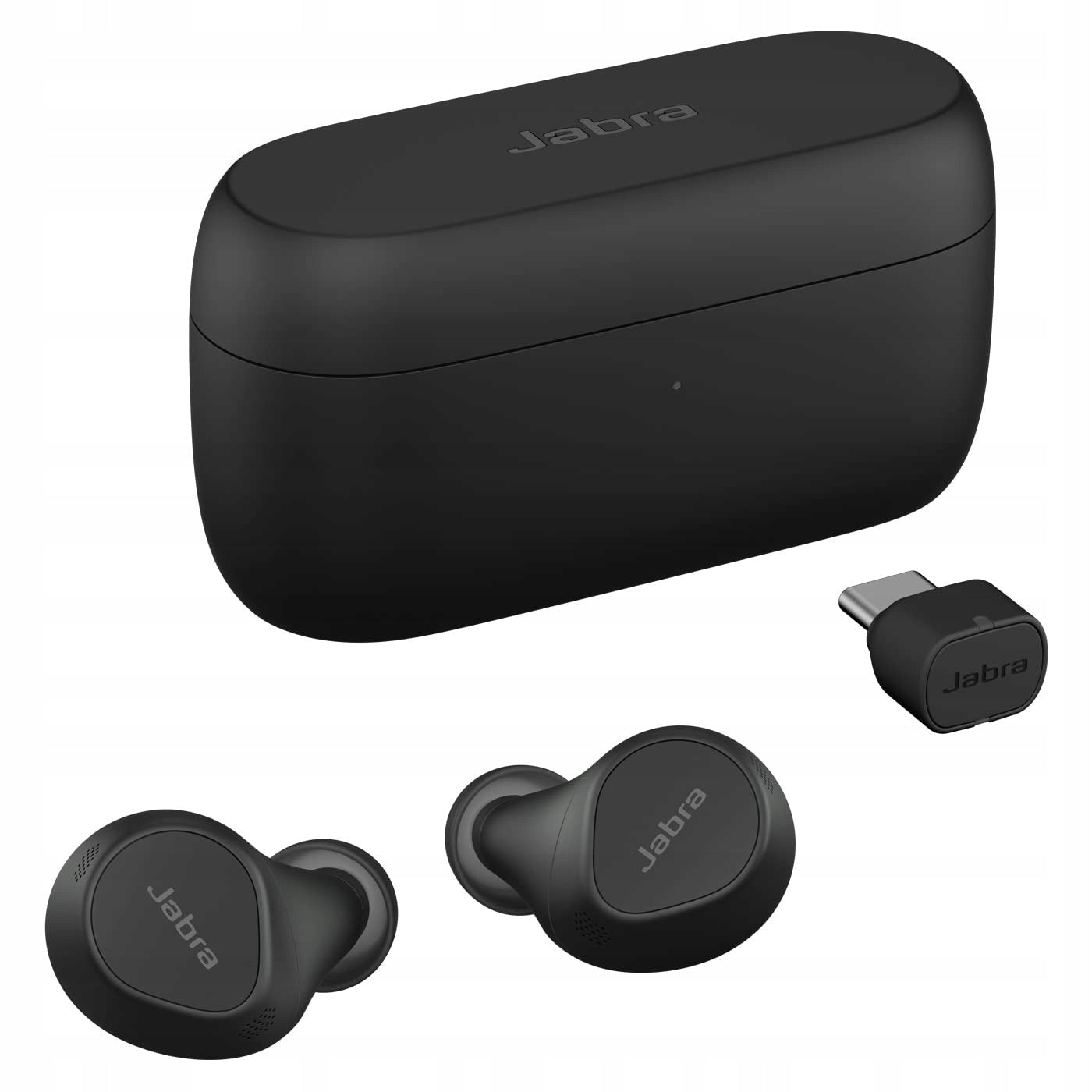 Headphones Jabra Evolve2 Buds ANC Bluetooth USB-C black