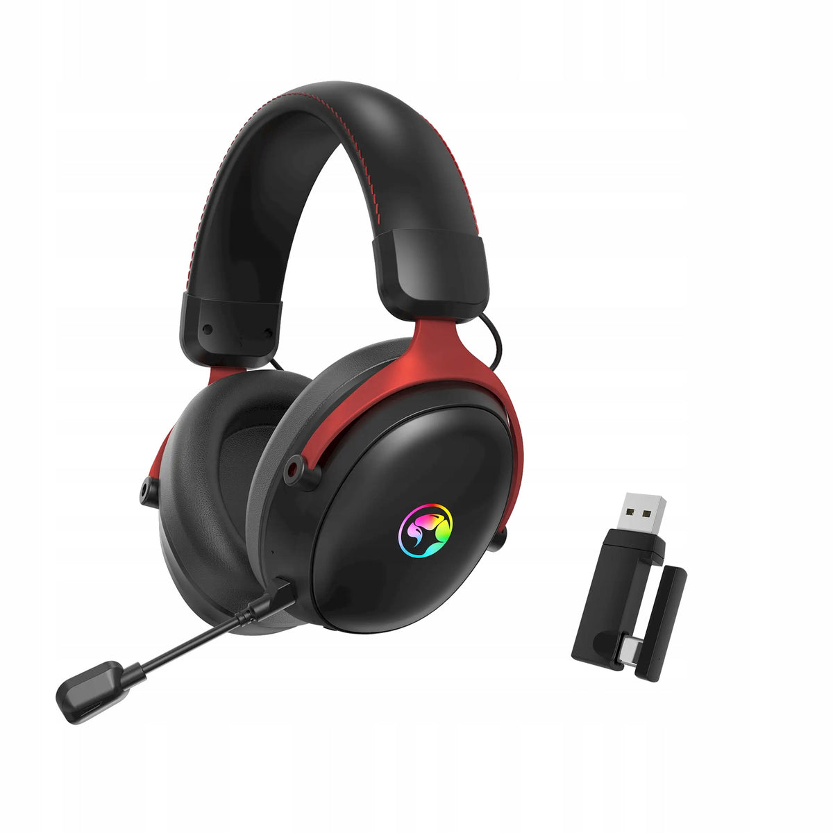 Headphones MARVO TACTIC XPRO wireless on-ear black bluetooth microphone Packaging status original