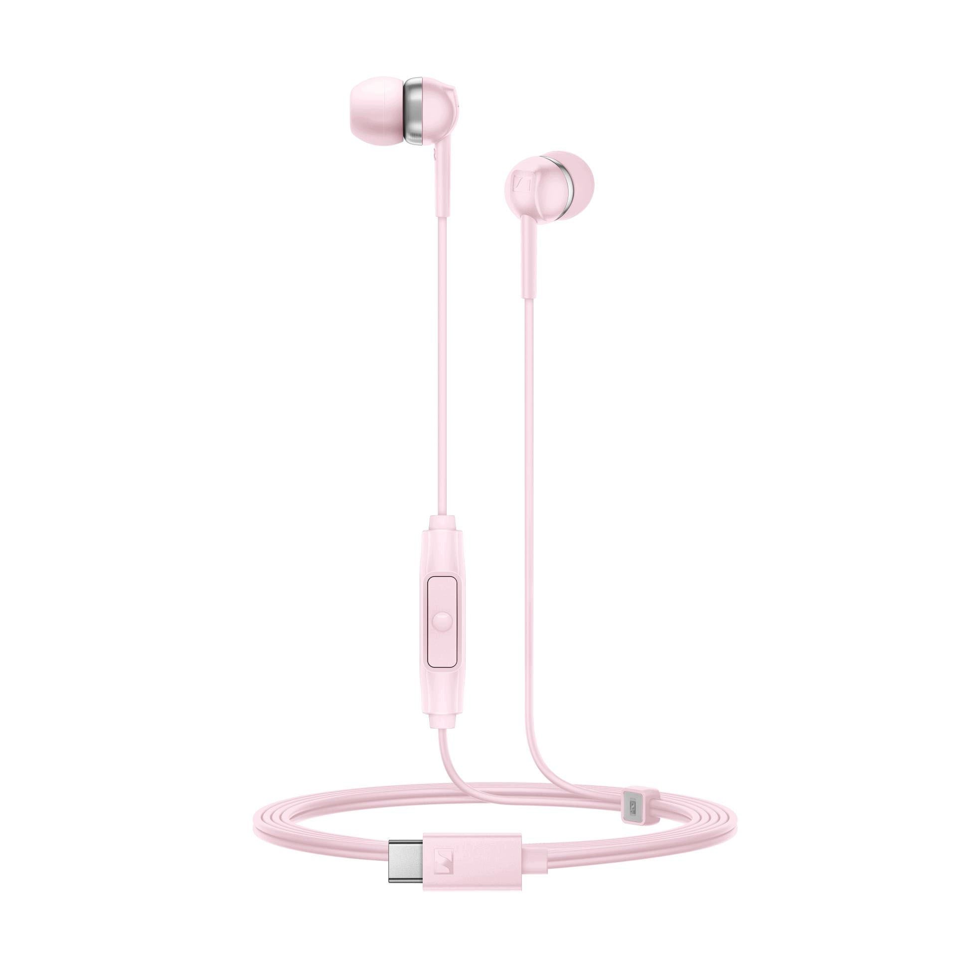 Headphones SENNHEISER CX 80U Sakura USB-C 1.2m 119dB 17-20000Hz Microf+Pilot