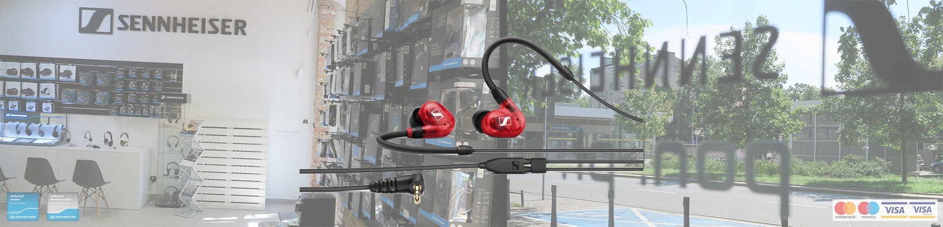 Headphones SENNHEISER IE 100 PRO RED 115dB 20 Ohm 20-18000Hz + CASE Packaging status original