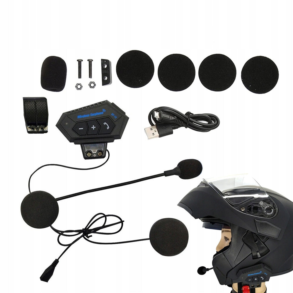 Headphones for helmet Bluetooth motorcycle interphone universal stereo