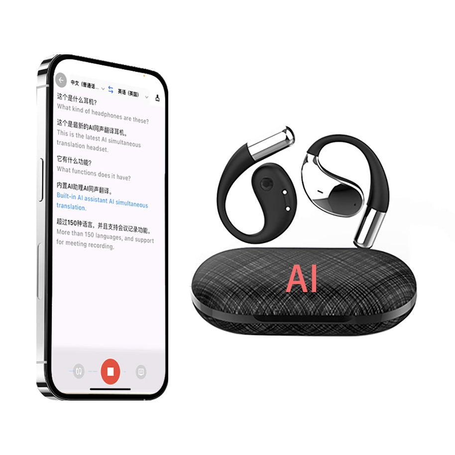Headphones with AI translation and bone conduction in 150 languages