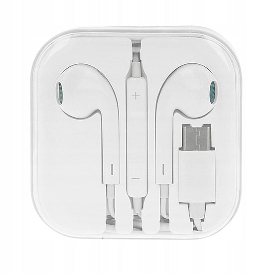 Headphones with Cable Type-C White Universal Vega
