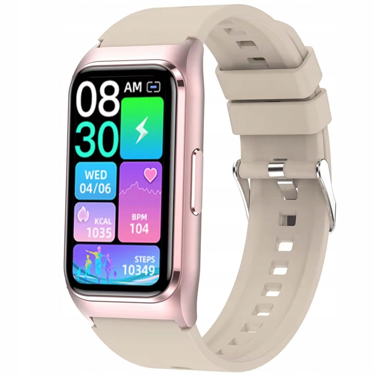 Health Smartwatch - Glucose Meter, 24/7 Heart Rate, Temperature, Lipids, 5 Organs Packaging status original
