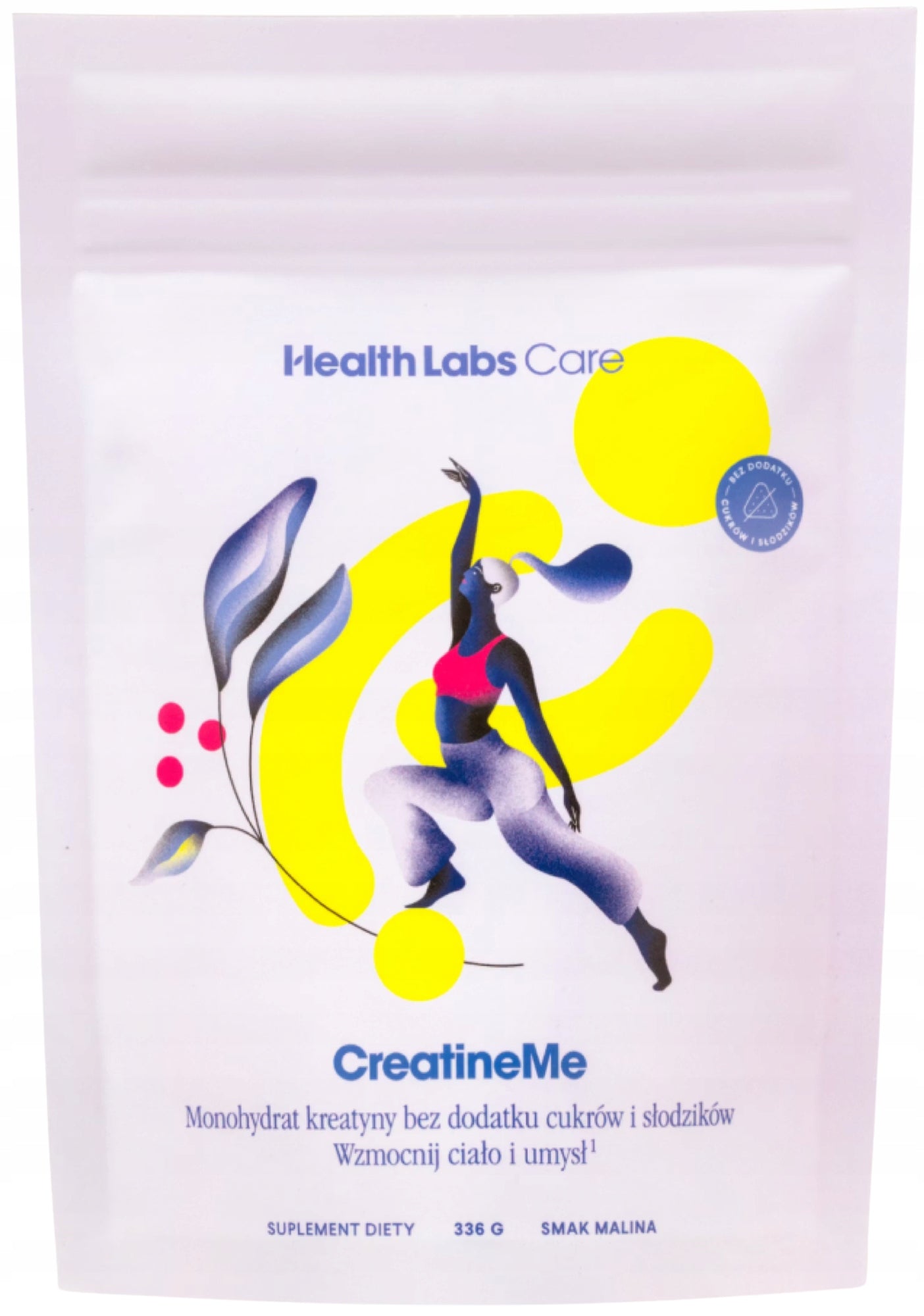HealthLabs CreatineMe 336 g Training Raspberry Regeneration Muscle Mass ATP