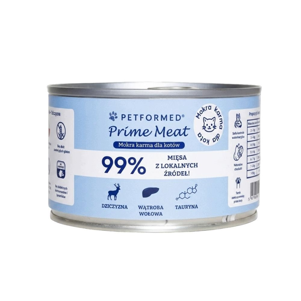 Healthy Wet Cat Food PETFORMED venison 6 Cans Hypoallergenic
