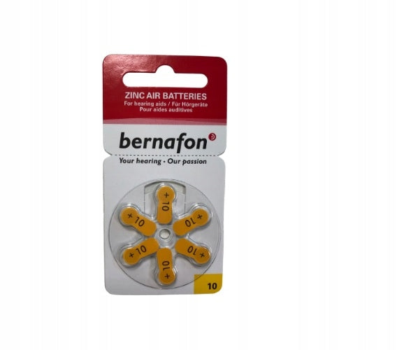 Hearing Aid Batteries Bernafon 10