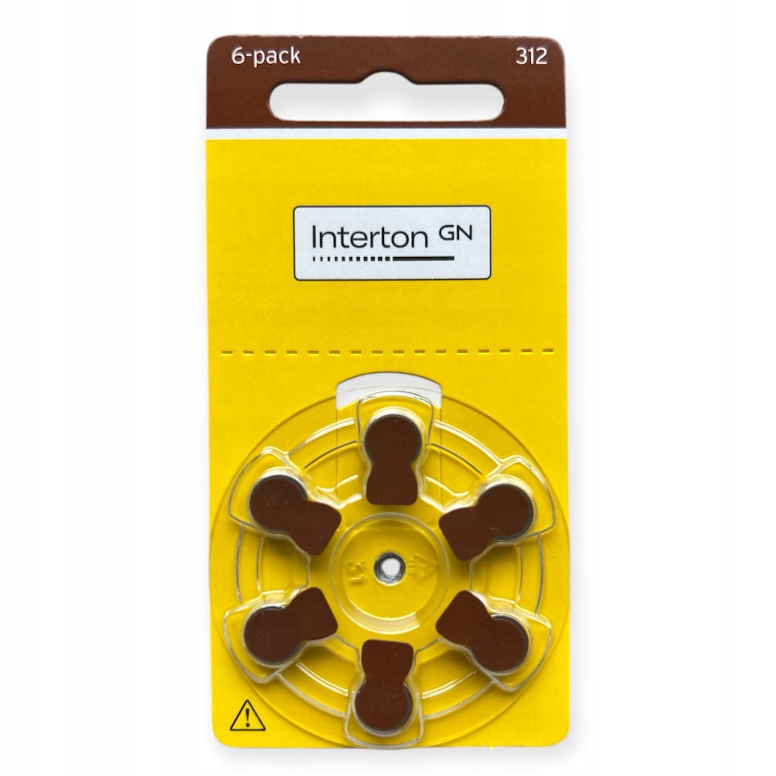 Hearing Aid Batteries Interton 312 Long Runtime 6 Pcs