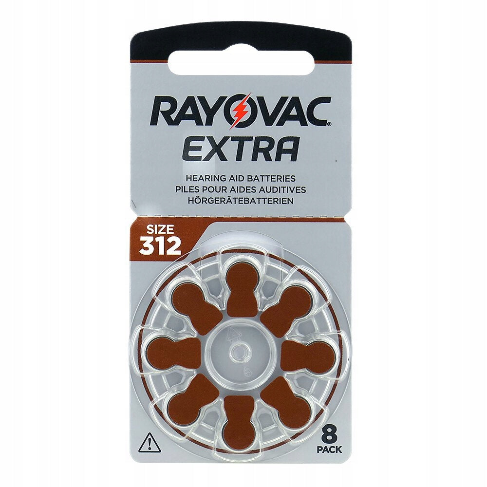 Hearing Aid Batteries RAYOVAC 312 MF PR41 ZincAir 180 mAh 80pcs Packaging status original