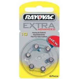 Hearing Aid Batteries Rayovac 10 6 Pieces