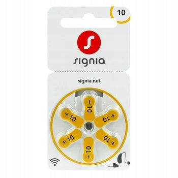 Hearing Aid Batteries, SIGNIA type 10 - 60pcs EAN (GTIN) 15714880118534