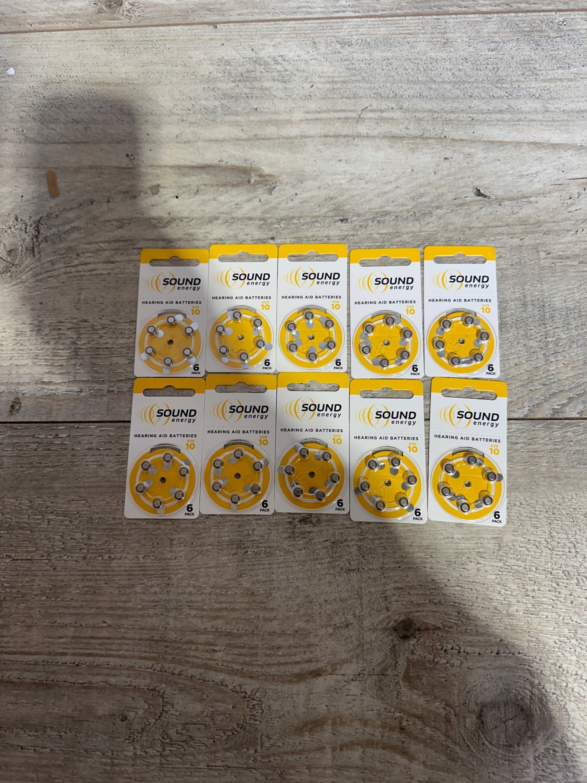Hearing Aid Battery Sound energy 10 60 pcs. Medical device no