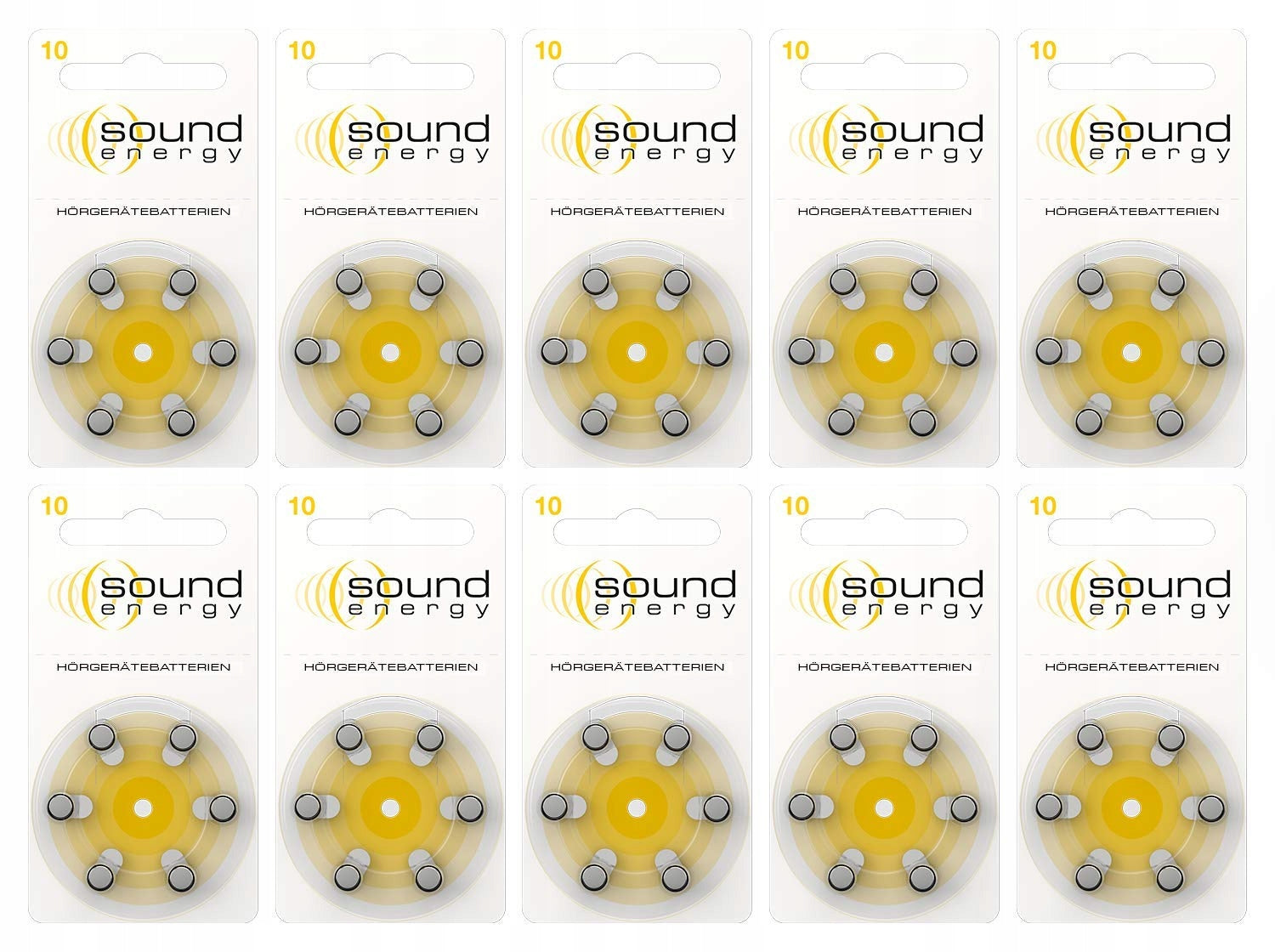 Hearing Aid Battery Sound energy 10 60 pcs.