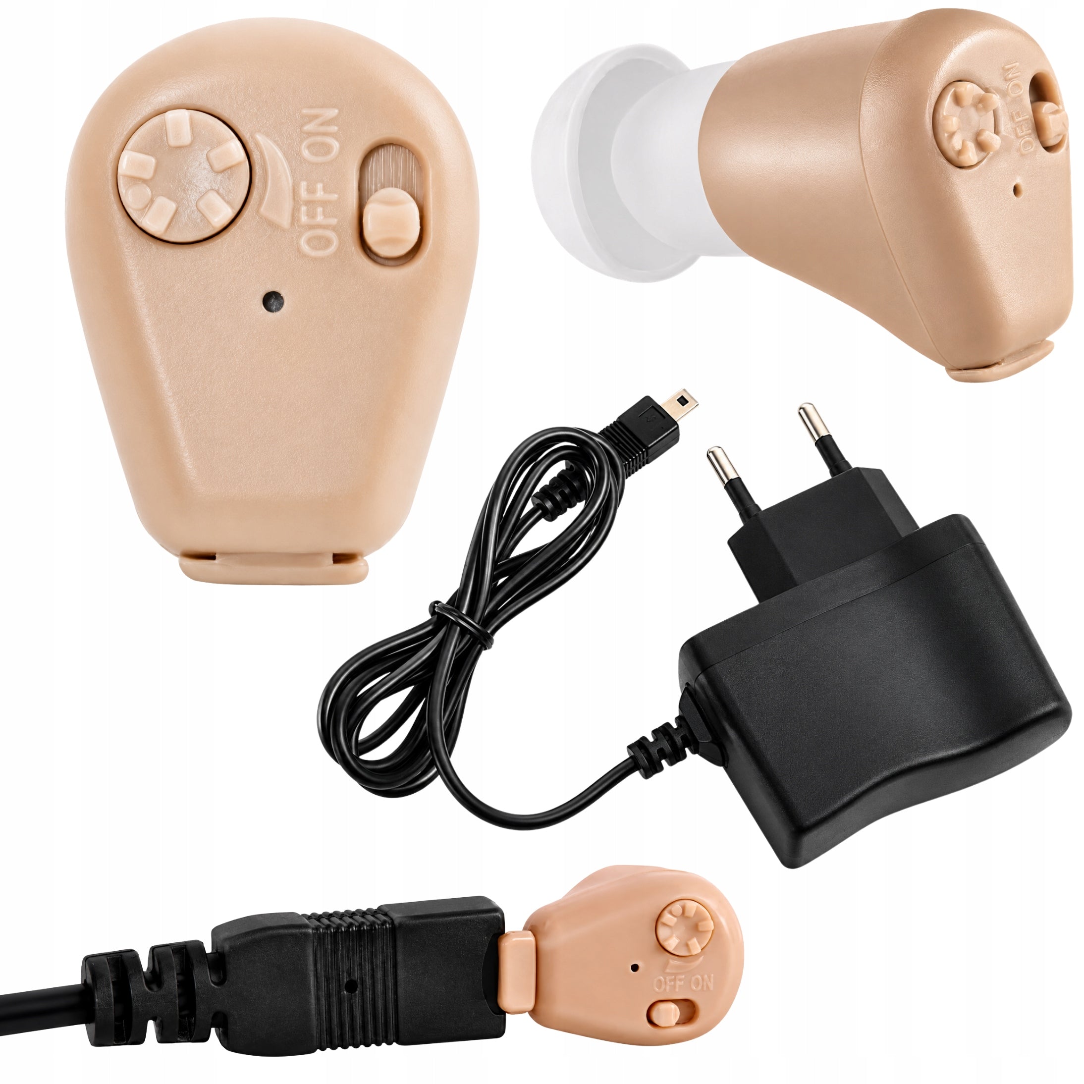 Hearing Aid Hearing Amplifier In-Ear USB Charged Medical device no