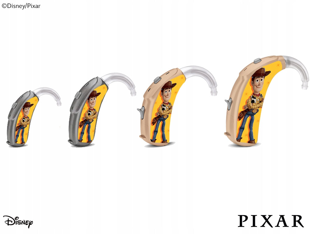 Hearing Aid Skins / Stickers - Disney Toy Story - Woody