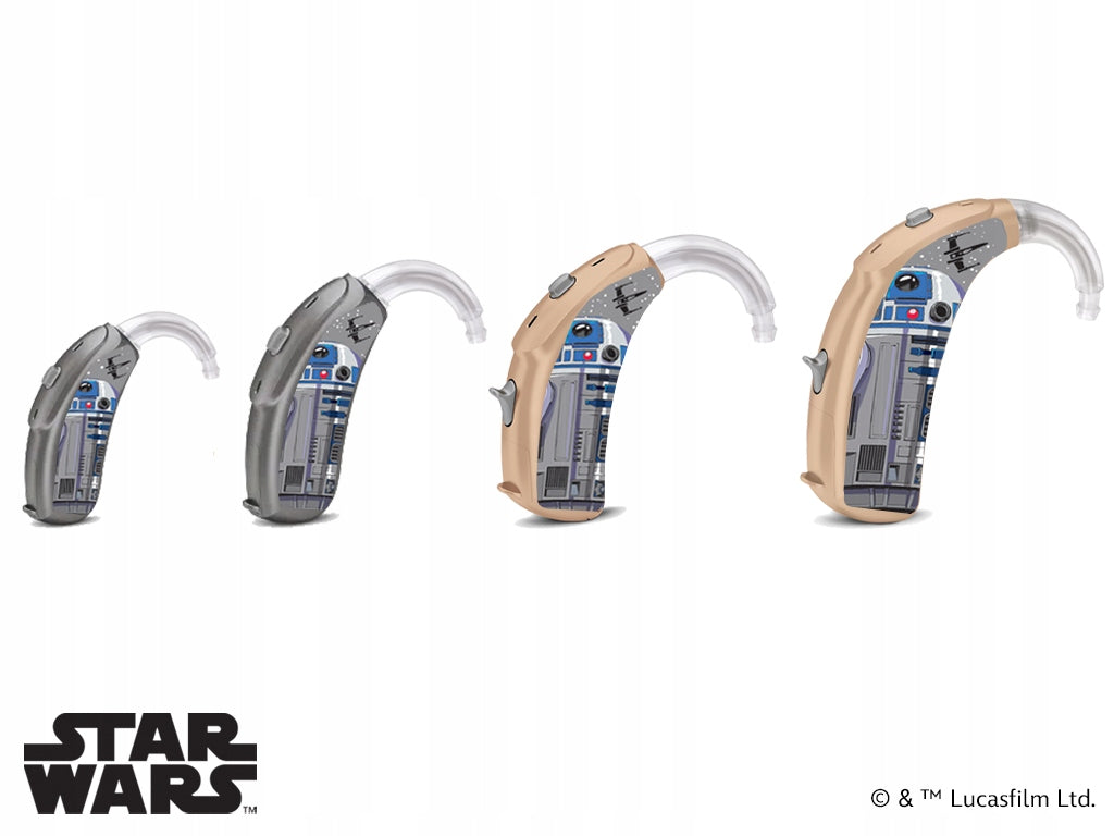 Hearing Aid Skins / Stickers - Star Wars - R2D2