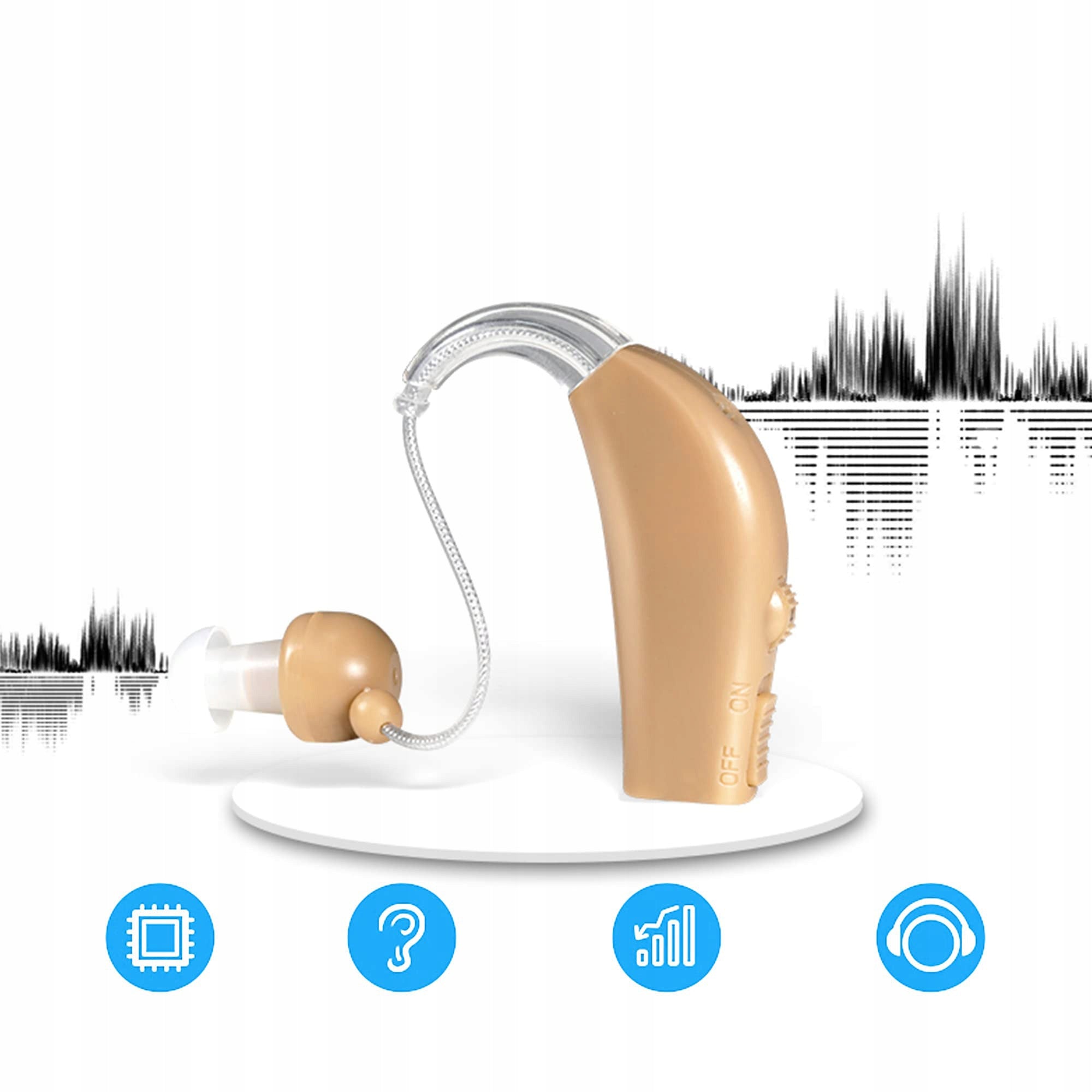 Hearing Aids For Seniors With CE Noise Cancellation Medical device no