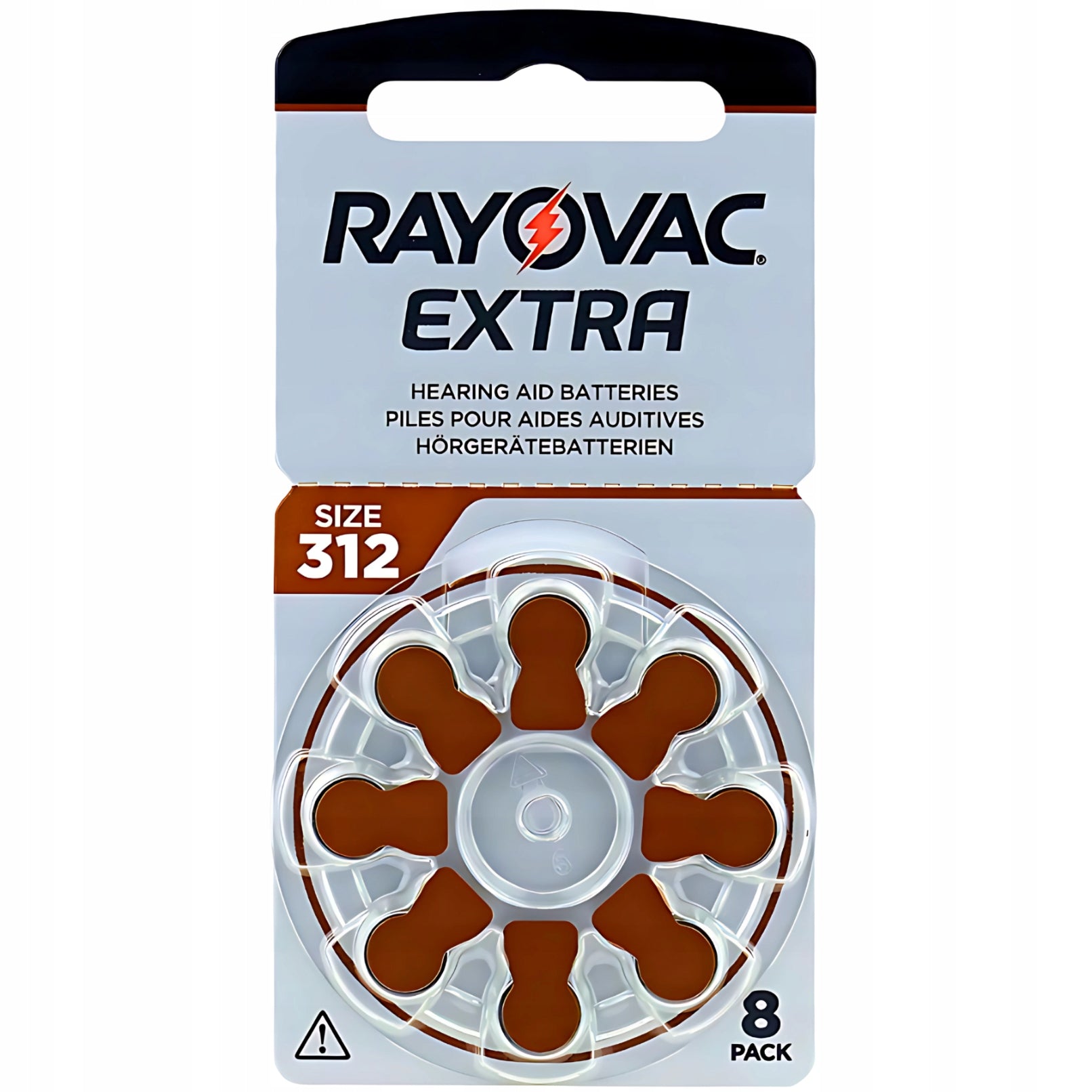 Hearing aids 312 PR41 DA312N6 Rayovac extra mercury free set x 40 pcs Packaging status original