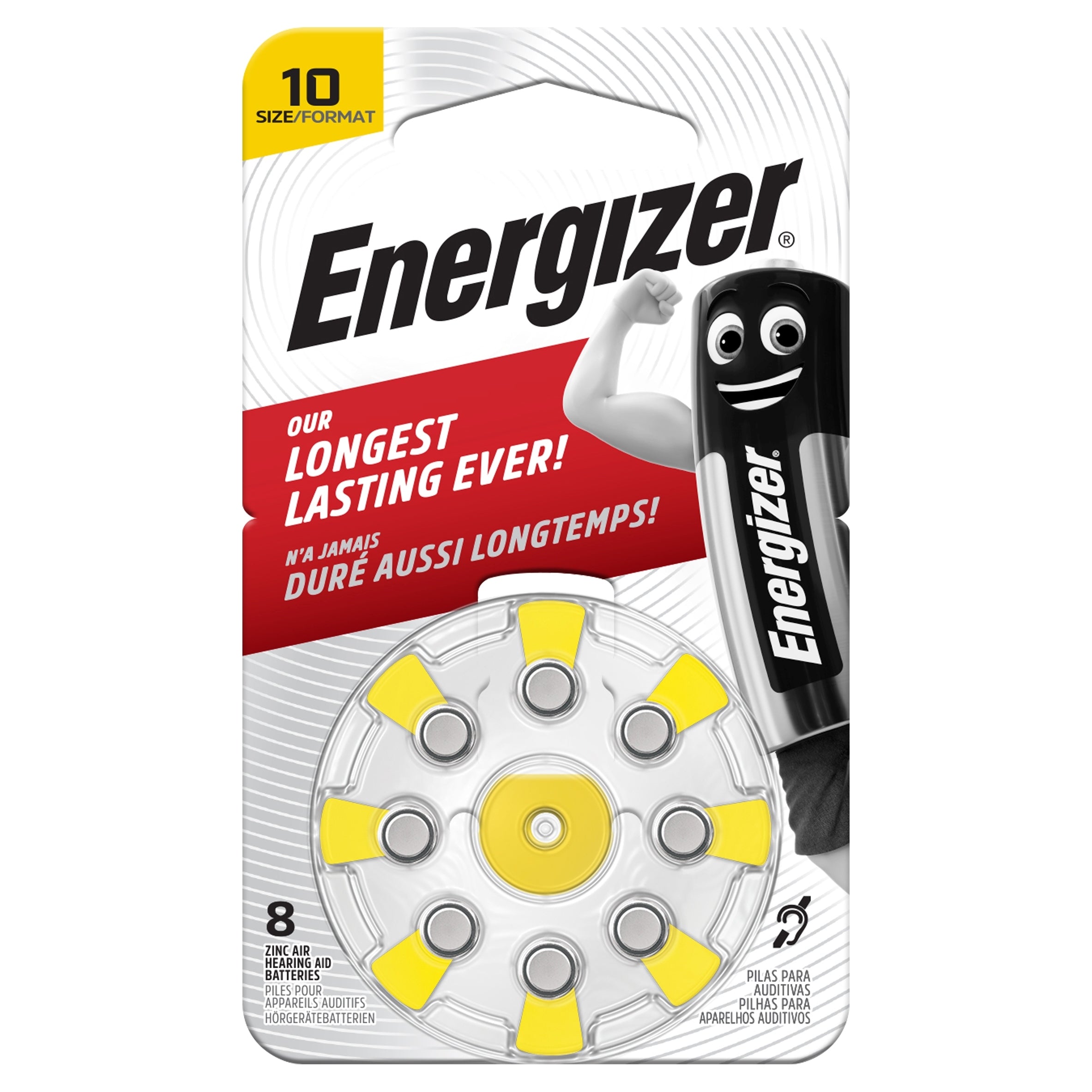 Hearing battery Energizer TFT AZ 10 / 56 pcs Packaging status original