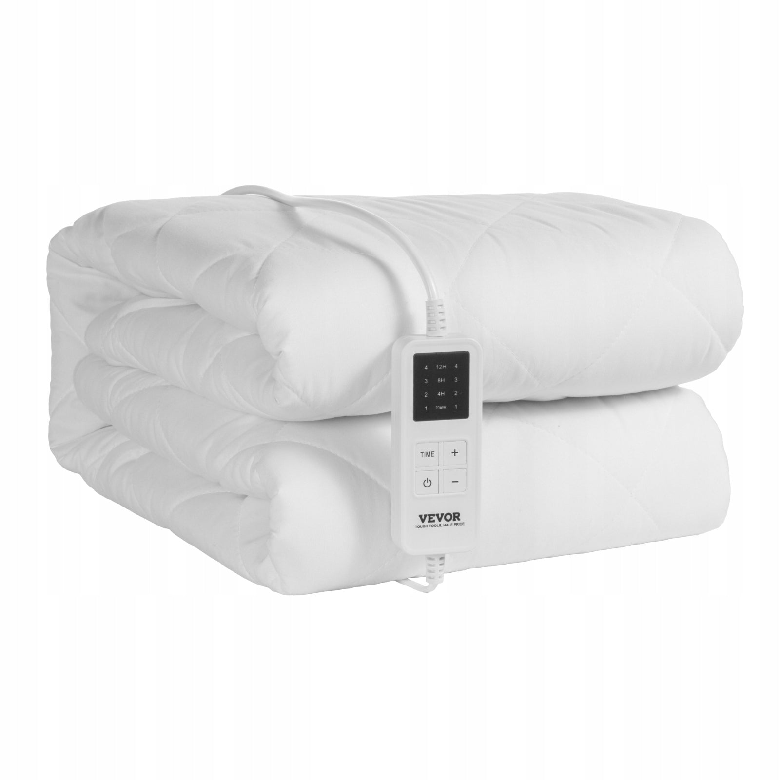 Heated Mattress Pad 150 x 80 cm Electric Bed Warmer with Timer Auto Off Brand Vevor