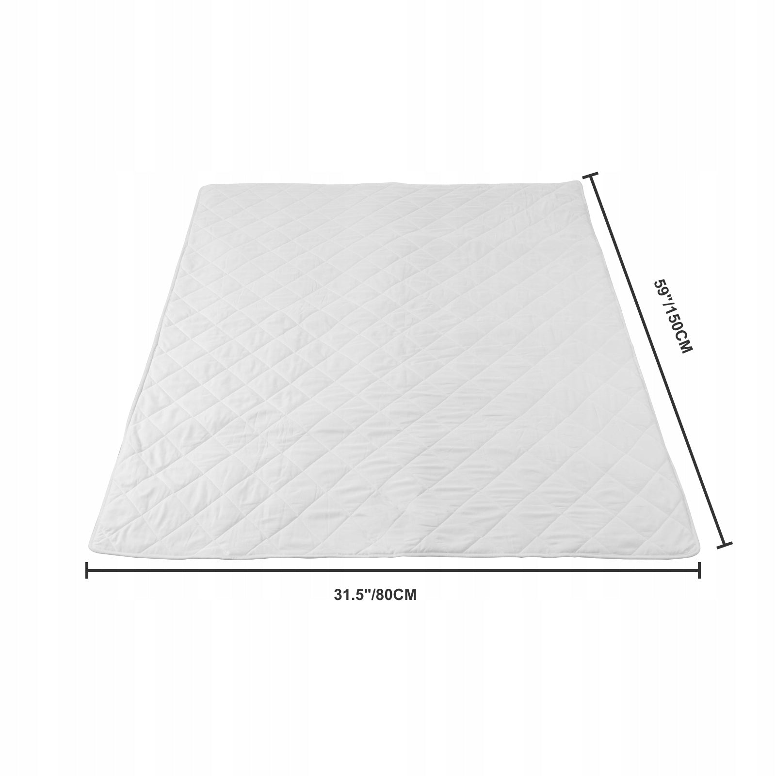 Heated Mattress Pad 150 x 80 cm Electric Bed Warmer with Timer Auto Off Medical device no
