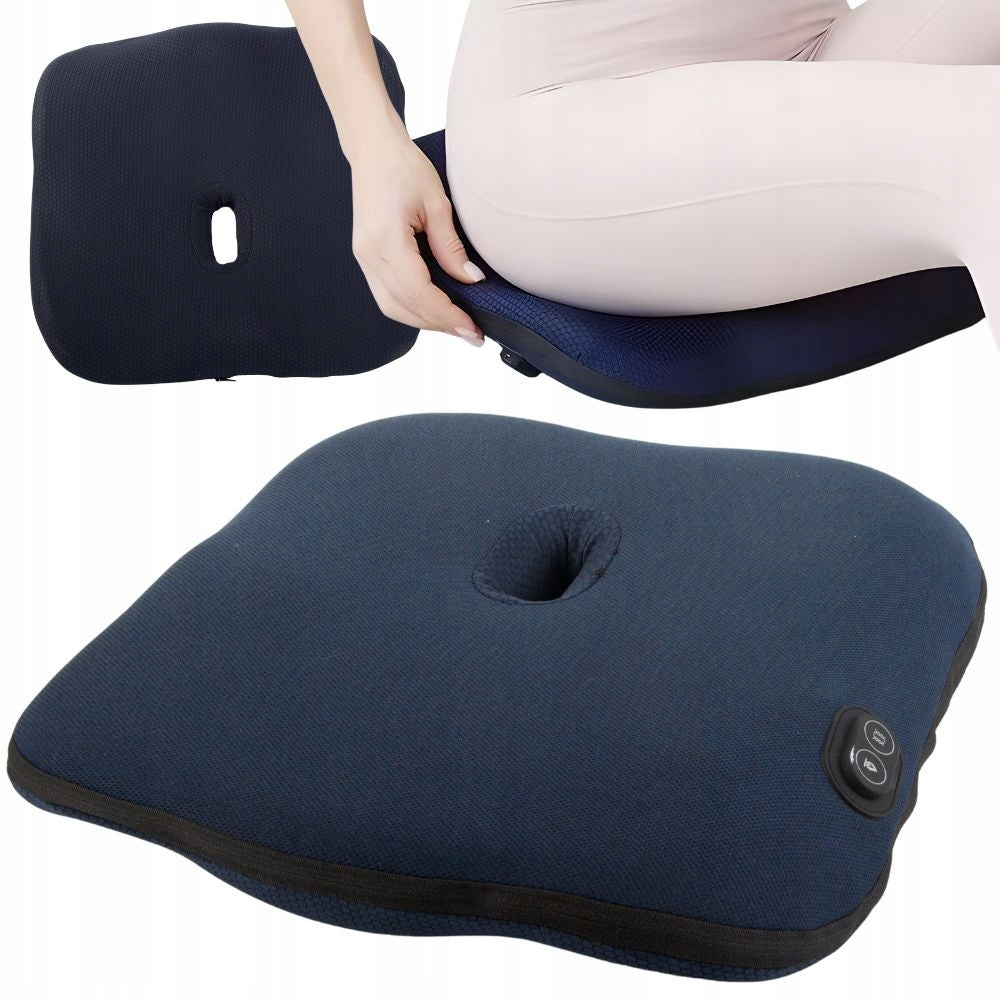 Heated Seat Cushion with Vibration Massage Chair