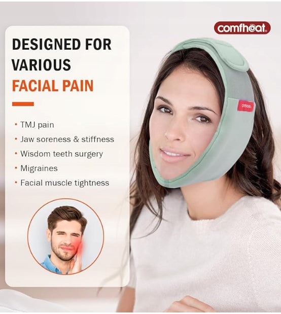 Heated face pad for the treatment of temporomandibular joints Medical device no